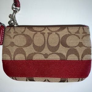 COACH - wristlet . Carried once .